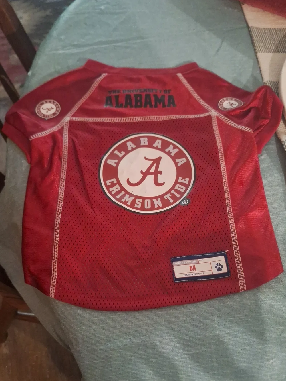 Alabama Crimson Tide Red Pet Jersey